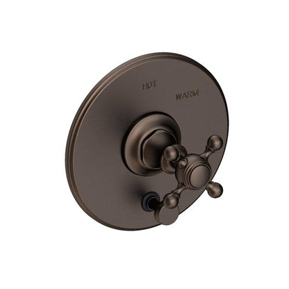 Newport Brass - Victoria Balanced Pressure Tub & Shower Diverter Plate with Handle. Less Showerhead, arm and flange.