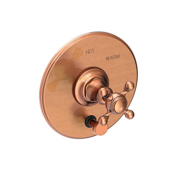 Newport Brass - Victoria Balanced Pressure Tub & Shower Diverter Plate with Handle. Less Showerhead, arm and flange.