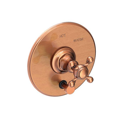 Newport Brass - Victoria Balanced Pressure Tub & Shower Diverter Plate with Handle. Less Showerhead, arm and flange.