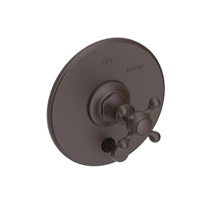 Newport Brass - Victoria Balanced Pressure Tub & Shower Diverter Plate with Handle. Less Showerhead, arm and flange.