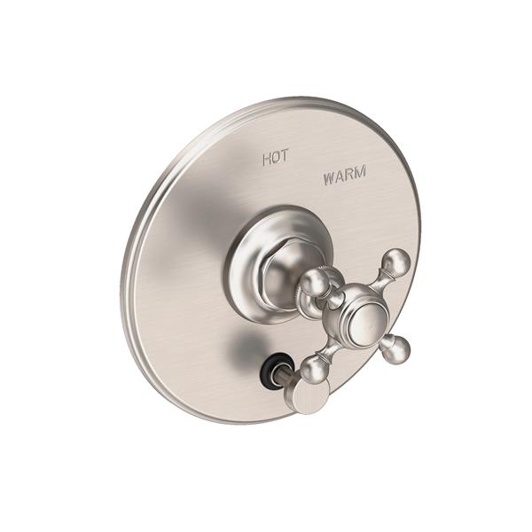 Newport Brass - Victoria Balanced Pressure Tub & Shower Diverter Plate with Handle. Less Showerhead, arm and flange.