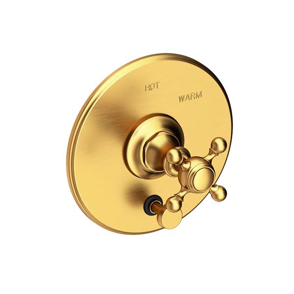 Newport Brass - Victoria Balanced Pressure Tub & Shower Diverter Plate with Handle. Less Showerhead, arm and flange.