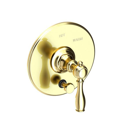 Newport Brass - Victoria Balanced Pressure Tub & Shower Diverter Plate with Handle. Less Showerhead, arm and flange.