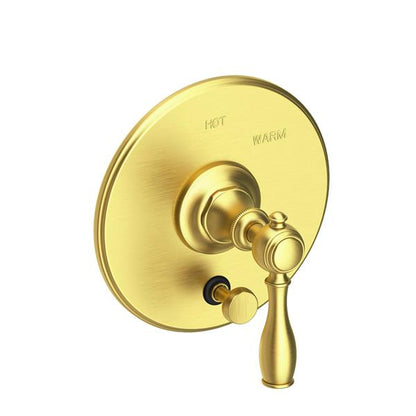 Newport Brass - Victoria Balanced Pressure Tub & Shower Diverter Plate with Handle. Less Showerhead, arm and flange.