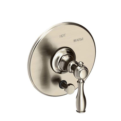 Newport Brass - Victoria Balanced Pressure Tub & Shower Diverter Plate with Handle. Less Showerhead, arm and flange.