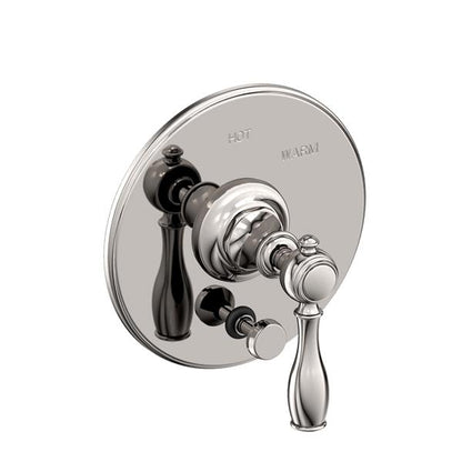 Newport Brass - Victoria Balanced Pressure Tub & Shower Diverter Plate with Handle. Less Showerhead, arm and flange.