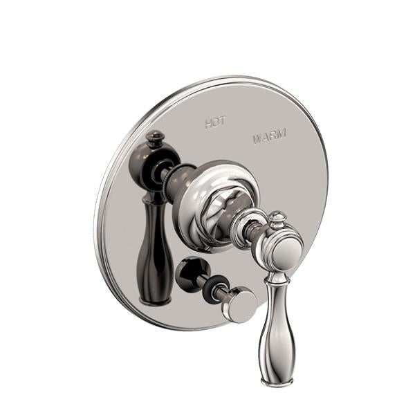 Newport Brass - Victoria Balanced Pressure Tub & Shower Diverter Plate with Handle. Less Showerhead, arm and flange.
