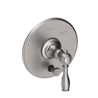 Newport Brass - Victoria Balanced Pressure Tub & Shower Diverter Plate with Handle. Less Showerhead, arm and flange.