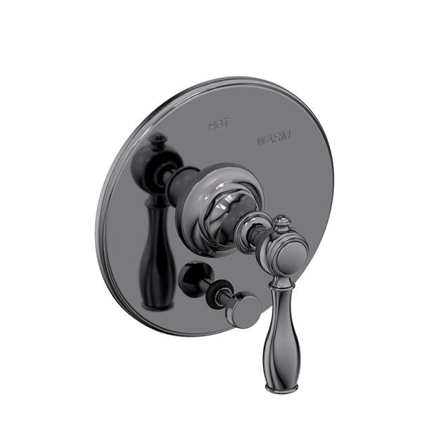 Newport Brass - Victoria Balanced Pressure Tub & Shower Diverter Plate with Handle. Less Showerhead, arm and flange.