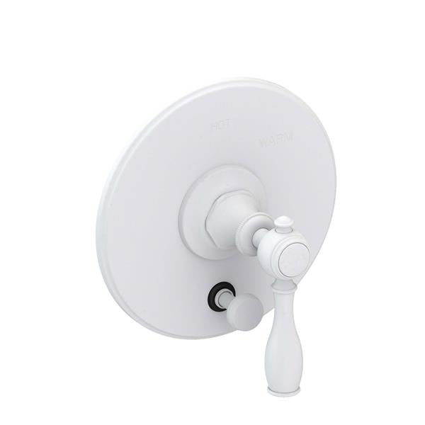 Newport Brass - Victoria Balanced Pressure Tub & Shower Diverter Plate with Handle. Less Showerhead, arm and flange.