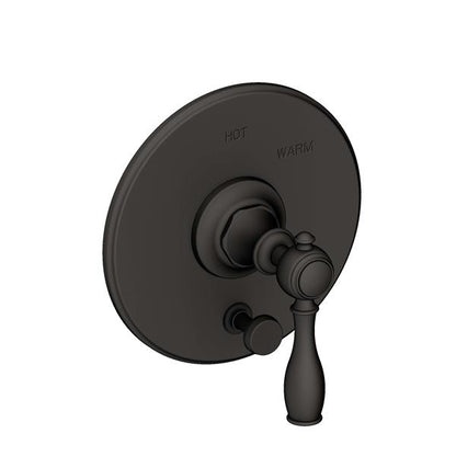 Newport Brass - Victoria Balanced Pressure Tub & Shower Diverter Plate with Handle. Less Showerhead, arm and flange.