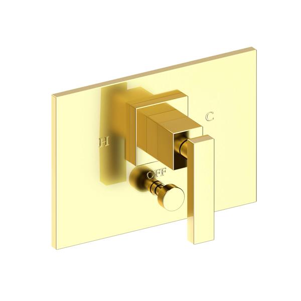 Newport Brass - Secant Balanced Pressure Tub & Shower Diverter Plate with Handle. Less Showerhead, arm and flange.