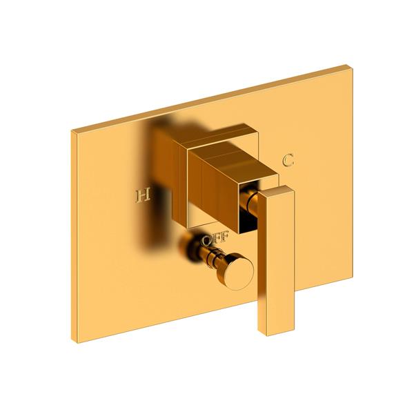 Newport Brass - Secant Balanced Pressure Tub & Shower Diverter Plate with Handle. Less Showerhead, arm and flange.