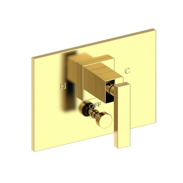 Newport Brass - Secant Balanced Pressure Tub & Shower Diverter Plate with Handle. Less Showerhead, arm and flange.
