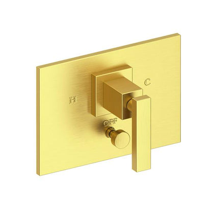 Newport Brass - Secant Balanced Pressure Tub & Shower Diverter Plate with Handle. Less Showerhead, arm and flange.