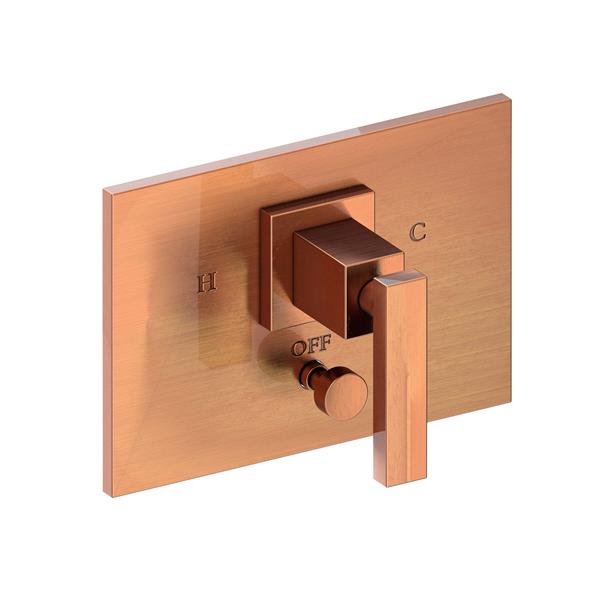 Newport Brass - Secant Balanced Pressure Tub & Shower Diverter Plate with Handle. Less Showerhead, arm and flange.