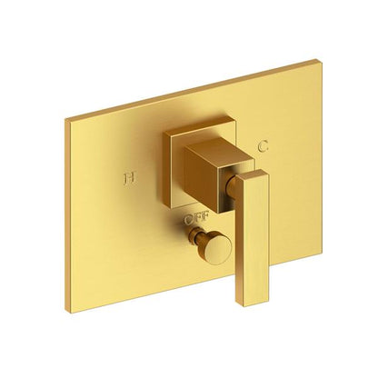 Newport Brass - Secant Balanced Pressure Tub & Shower Diverter Plate with Handle. Less Showerhead, arm and flange.