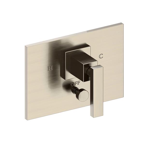 Newport Brass - Secant Balanced Pressure Tub & Shower Diverter Plate with Handle. Less Showerhead, arm and flange.