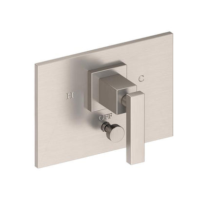 Newport Brass - Secant Balanced Pressure Tub & Shower Diverter Plate with Handle. Less Showerhead, arm and flange.