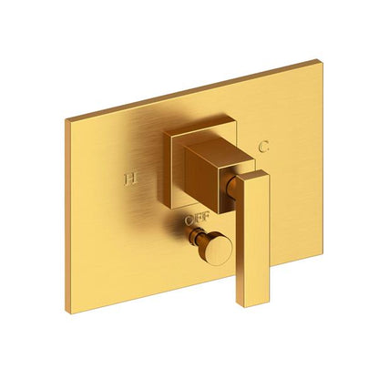 Newport Brass - Secant Balanced Pressure Tub & Shower Diverter Plate with Handle. Less Showerhead, arm and flange.