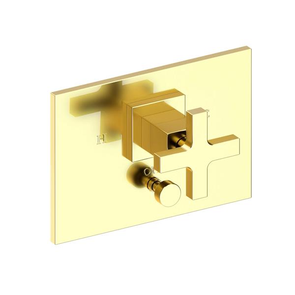 Newport Brass - Secant Balanced Pressure Tub & Shower Diverter Plate with Handle. Less Showerhead, arm and flange.