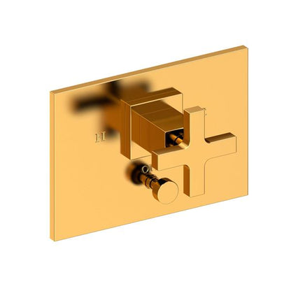 Newport Brass - Secant Balanced Pressure Tub & Shower Diverter Plate with Handle. Less Showerhead, arm and flange.