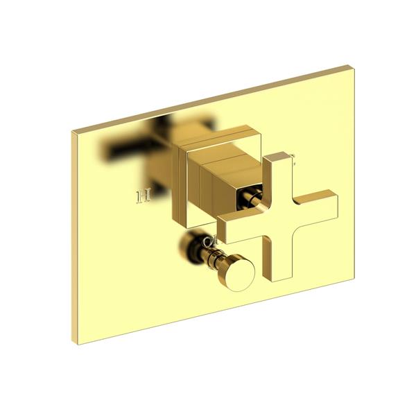 Newport Brass - Secant Balanced Pressure Tub & Shower Diverter Plate with Handle. Less Showerhead, arm and flange.