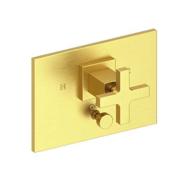 Newport Brass - Secant Balanced Pressure Tub & Shower Diverter Plate with Handle. Less Showerhead, arm and flange.