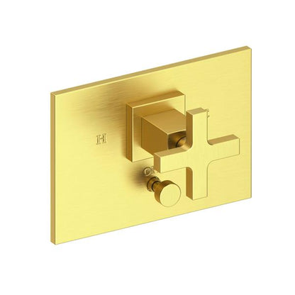 Newport Brass - Secant Balanced Pressure Tub & Shower Diverter Plate with Handle. Less Showerhead, arm and flange.