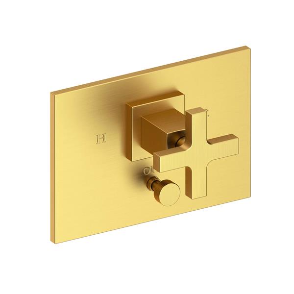 Newport Brass - Secant Balanced Pressure Tub & Shower Diverter Plate with Handle. Less Showerhead, arm and flange.