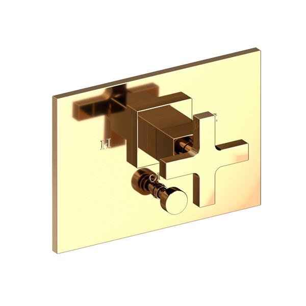 Newport Brass - Secant Balanced Pressure Tub & Shower Diverter Plate with Handle. Less Showerhead, arm and flange.