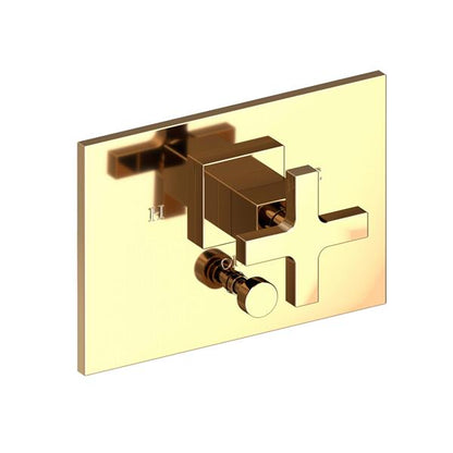 Newport Brass - Secant Balanced Pressure Tub & Shower Diverter Plate with Handle. Less Showerhead, arm and flange.