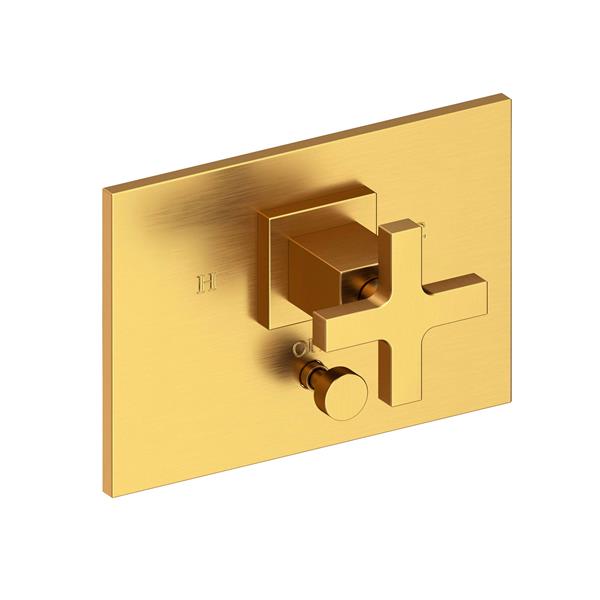 Newport Brass - Secant Balanced Pressure Tub & Shower Diverter Plate with Handle. Less Showerhead, arm and flange.