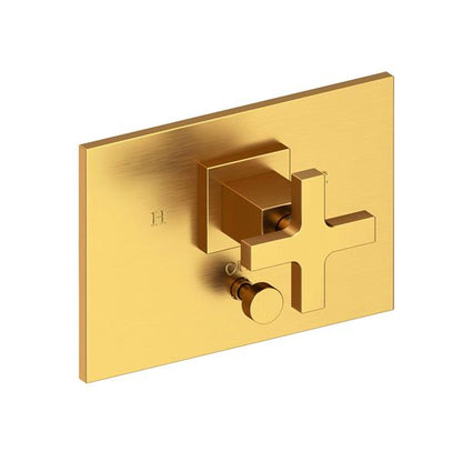 Newport Brass - Secant Balanced Pressure Tub & Shower Diverter Plate with Handle. Less Showerhead, arm and flange.