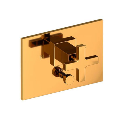 Newport Brass - Secant Balanced Pressure Tub & Shower Diverter Plate with Handle. Less Showerhead, arm and flange.