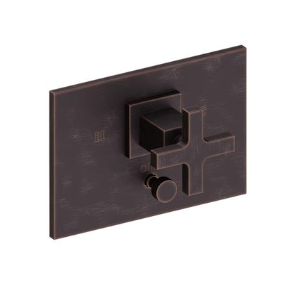 Newport Brass - Secant Balanced Pressure Tub & Shower Diverter Plate with Handle. Less Showerhead, arm and flange.