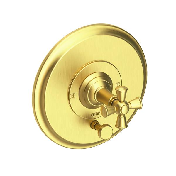 Newport Brass - Aylesbury Balanced Pressure Tub & Shower Diverter Plate with Handle. Less Showerhead, arm and flange.