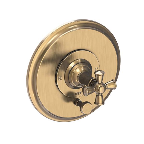 Newport Brass - Balanced Pressure Tub & Shower Diverter Plate With Handle