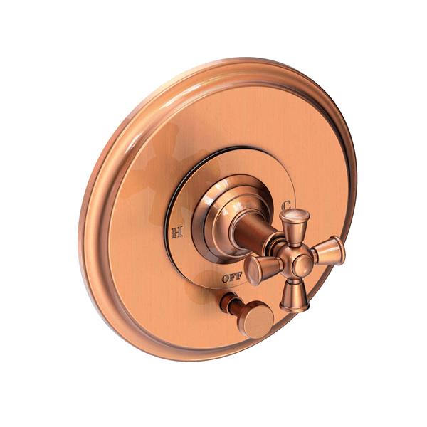 Newport Brass - Aylesbury Balanced Pressure Tub & Shower Diverter Plate with Handle. Less Showerhead, arm and flange.