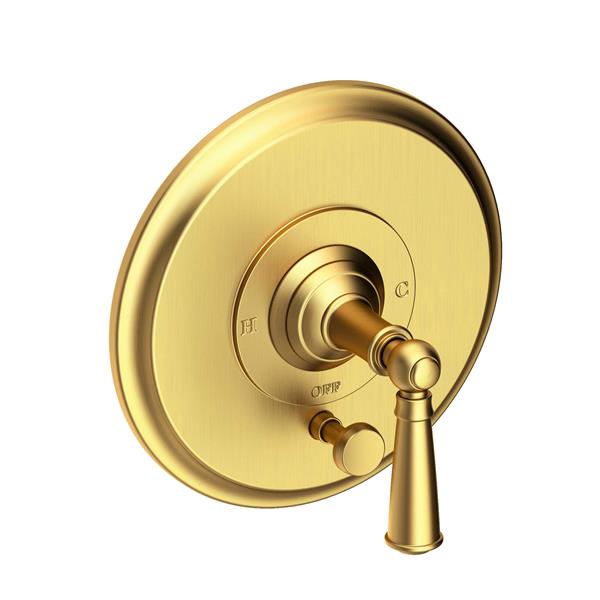 Newport Brass - Aylesbury Balanced Pressure Tub & Shower Diverter Plate with Handle. Less Showerhead, arm and flange.