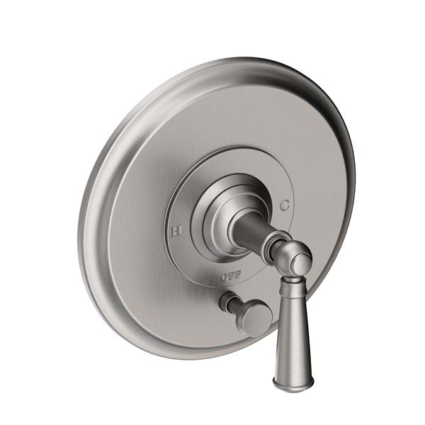 Newport Brass - Aylesbury Balanced Pressure Tub & Shower Diverter Plate with Handle. Less Showerhead, arm and flange.