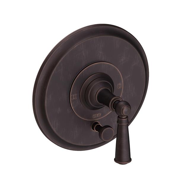 Newport Brass - Aylesbury Balanced Pressure Tub & Shower Diverter Plate with Handle. Less Showerhead, arm and flange.