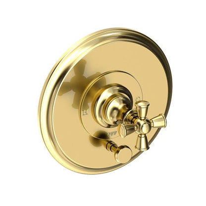 Newport Brass - Sutton Balanced Pressure Tub & Shower Diverter Plate with Handle. Less Showerhead, arm and flange.