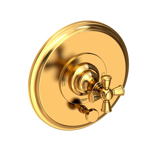 Newport Brass - Sutton Balanced Pressure Tub & Shower Diverter Plate with Handle. Less Showerhead, arm and flange.