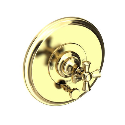 Newport Brass - Sutton Balanced Pressure Tub & Shower Diverter Plate with Handle. Less Showerhead, arm and flange.