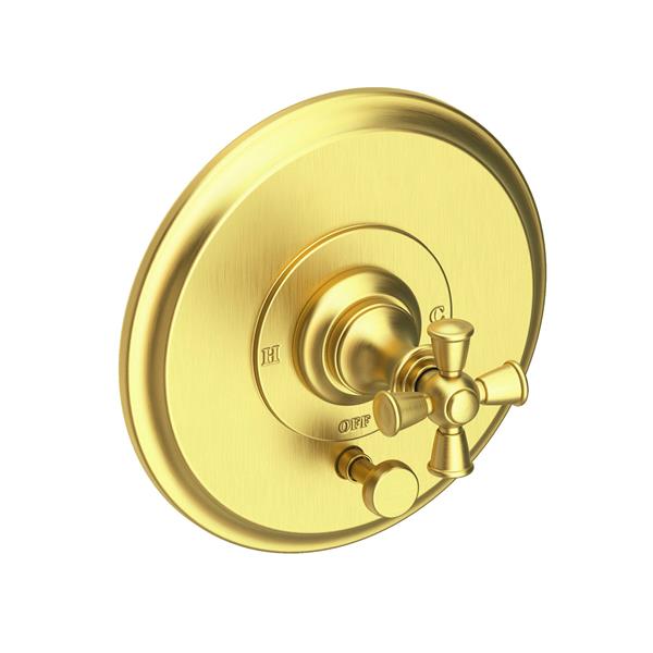 Newport Brass - Sutton Balanced Pressure Tub & Shower Diverter Plate with Handle. Less Showerhead, arm and flange.