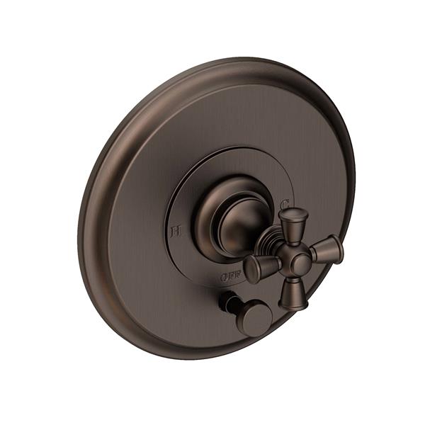 Newport Brass - Sutton Balanced Pressure Tub & Shower Diverter Plate with Handle. Less Showerhead, arm and flange.