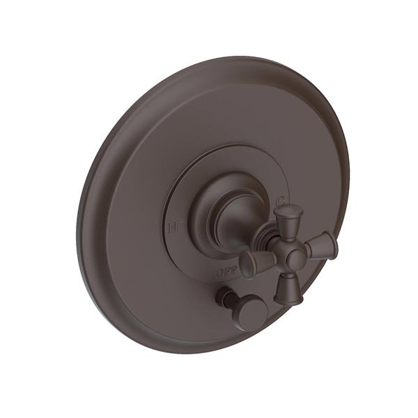 Newport Brass - Sutton Balanced Pressure Tub & Shower Diverter Plate with Handle. Less Showerhead, arm and flange.