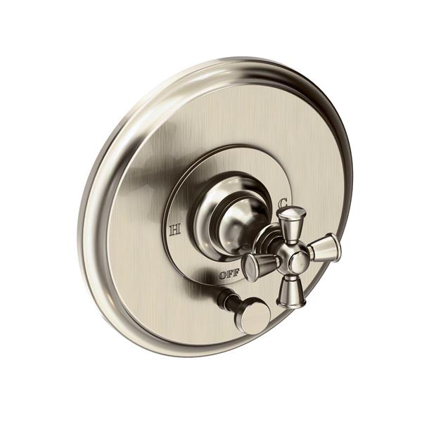Newport Brass - Sutton Balanced Pressure Tub & Shower Diverter Plate with Handle. Less Showerhead, arm and flange.
