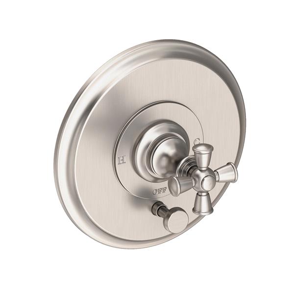Newport Brass - Sutton Balanced Pressure Tub & Shower Diverter Plate with Handle. Less Showerhead, arm and flange.